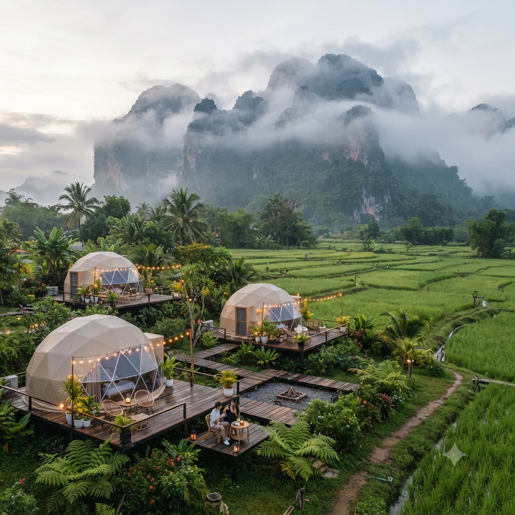 ลานกางเต็นท์ตีนเขา รูปที่ 2